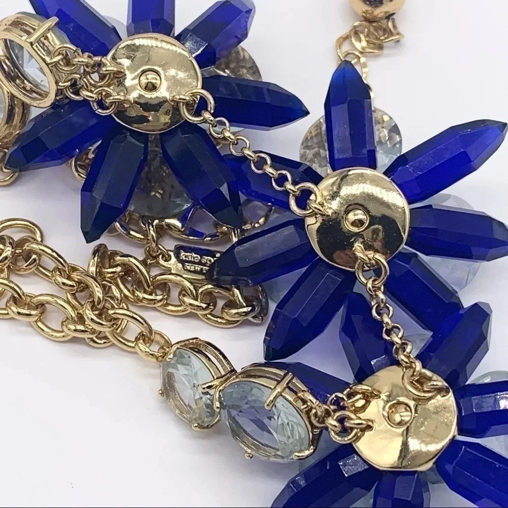 Kate Spade Blooming Brilliant Blue Necklace